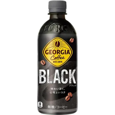 Coca-Cola Georgia Black Coffee 500ml (Single /24 Bottles)