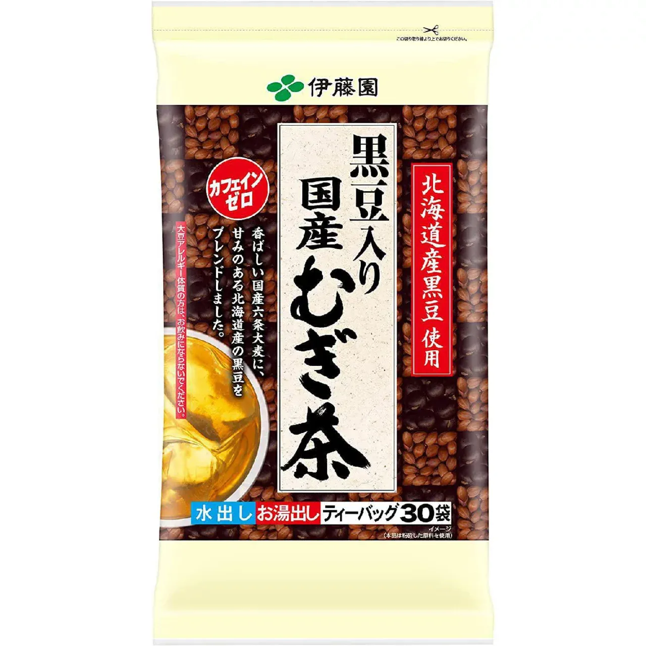 itoen Roasted Barley Tea with Black Soybeans (30 Tea Bags) 240ｇ