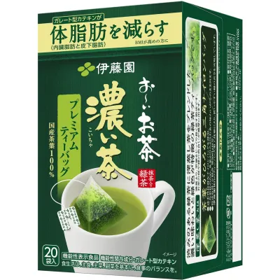 itoen Premium Strong Green Tea Bags Koi Cha (20 Bags)