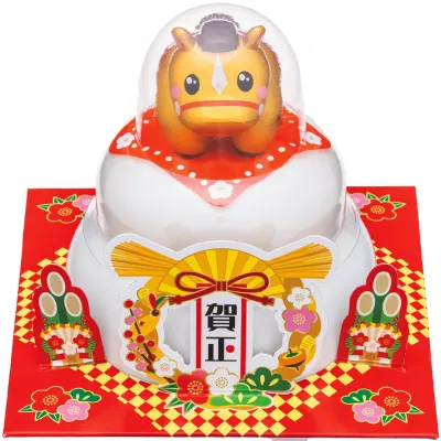 Taimatsu Kagami Mochi with Zodiac Figure (60g)