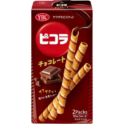 Yamazaki Biscuit Picola Chocolate 10 Sticks (5×2 Packs)