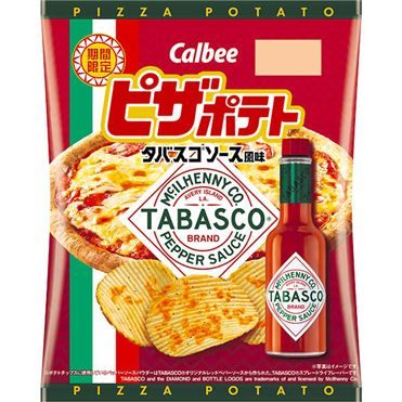 Calbee Pizza Potato TABASCO® Sauce Flavor 60g