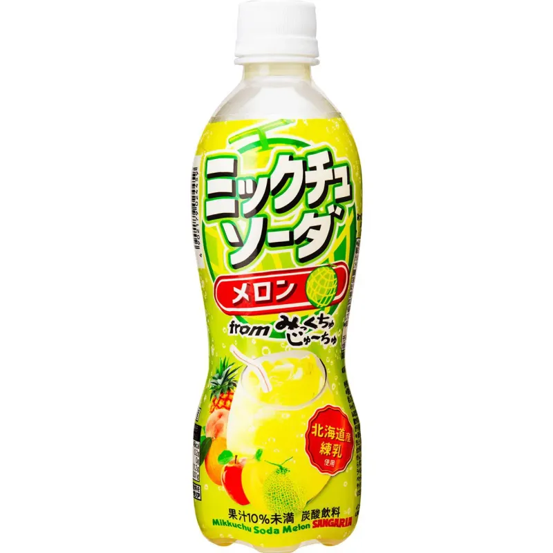 Sangaria Mikuchu Soda Melon Flavor, 450ml