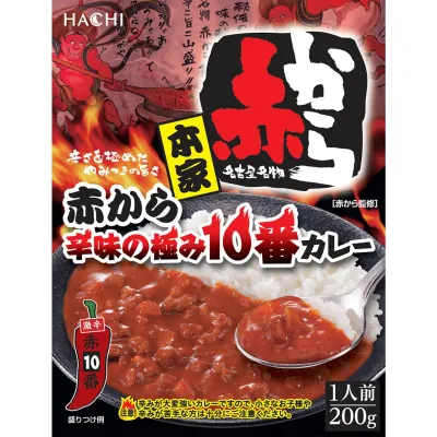 Hachi Akakara Extreme Spicy Curry Level 10, 200g