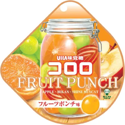 UHA Mikakuto Kororo Fruit Punch Gummy 40g