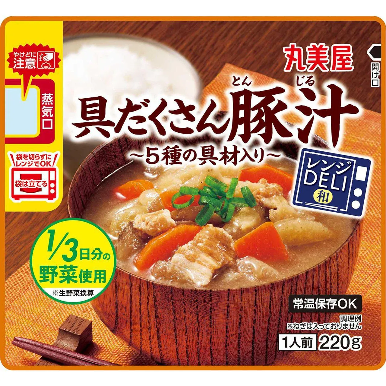 Marumiya Range DELI Tonjiru Pork Miso Soup 220g