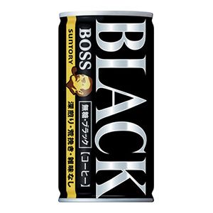 Suntory BOSS Unsweetened Black Coffee 185g Can