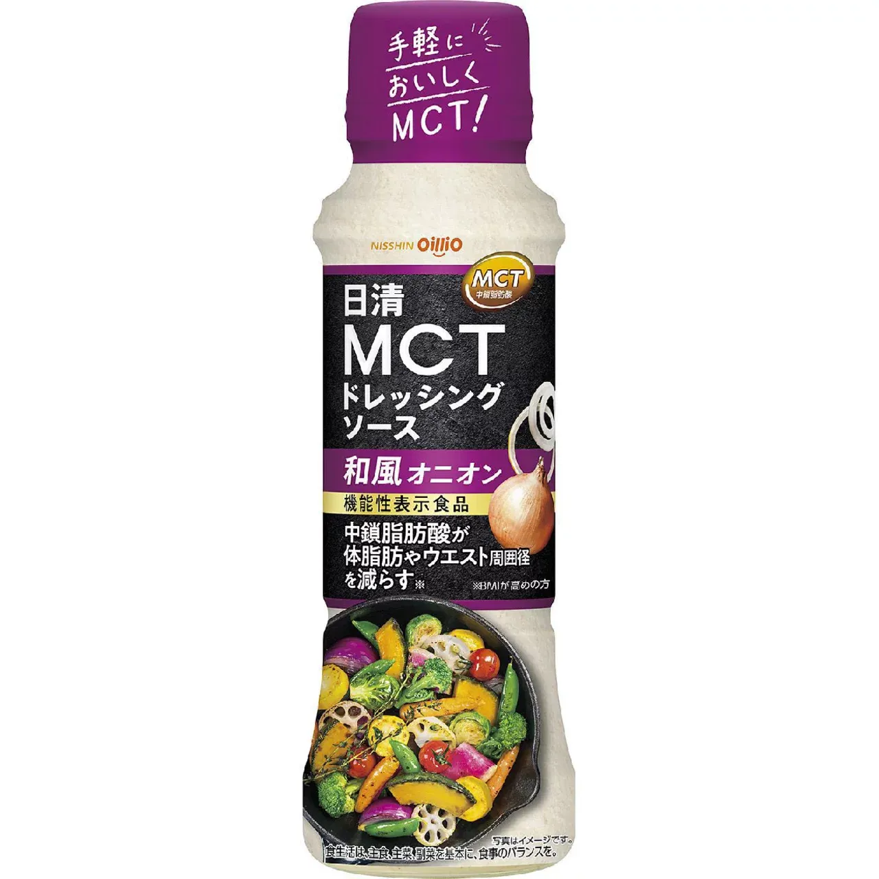 Nissin OilliO MCT Dressing Sauce Japanese Onion Style 190ml
