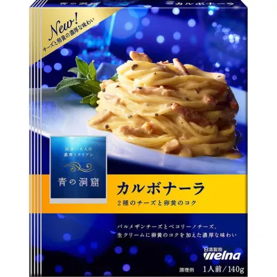 Nisshin Seifun Welna Ao no Doukutsu Carbonara Pasta Sauce 140g