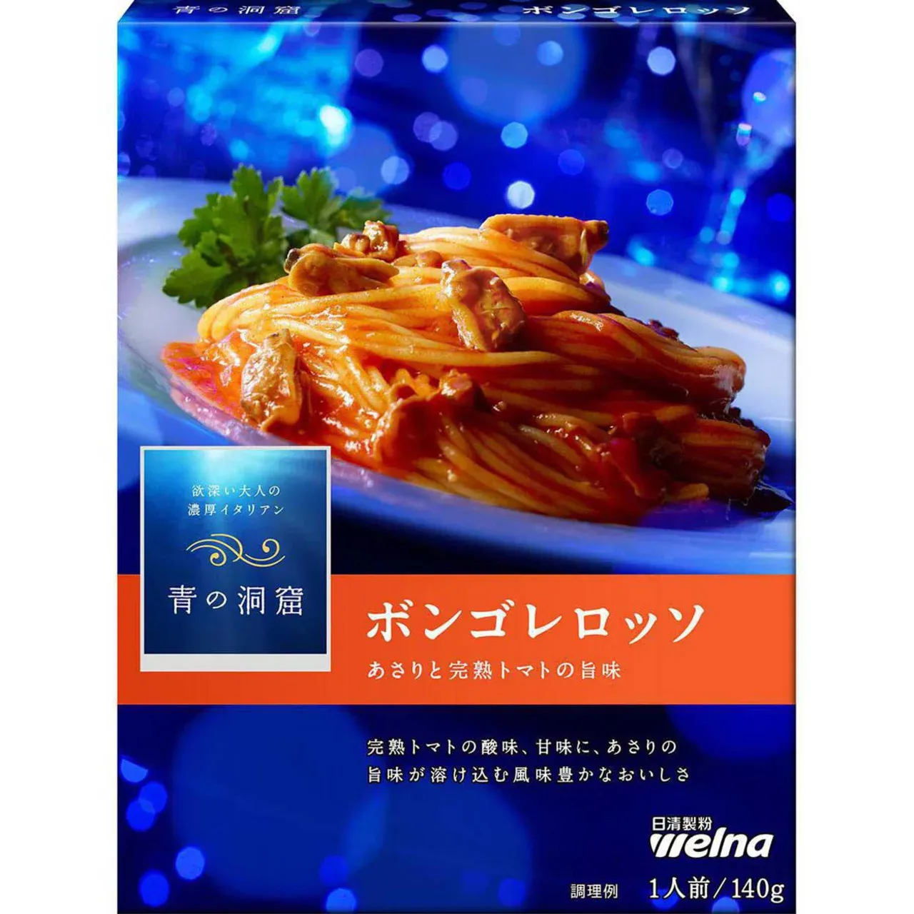 Nissin Seifun Welna Ao no Doukutsu Vongole Rosso Pasta Sauce 140g