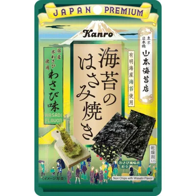 Kanro Nori no Hasamiyaki Wasabi Flavor Seaweed Snack 4.4g