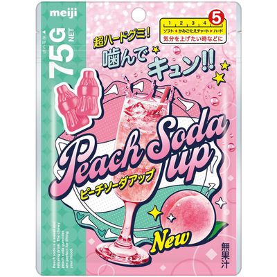 Meiji Peach Soda-Up Gummies, 75g