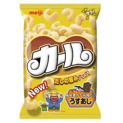 Meiji Carl Lightly Salted Flavor Corn Snacks 68g
