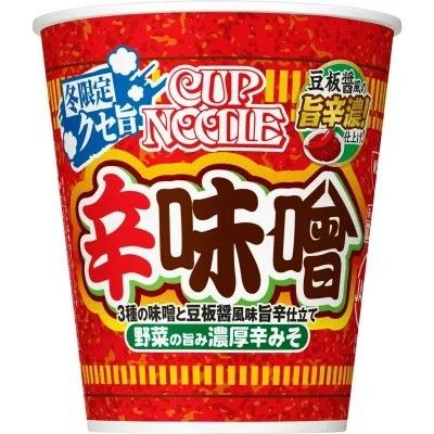Nissin Cup Noodles Spicy Miso (Winter Limited), 83g