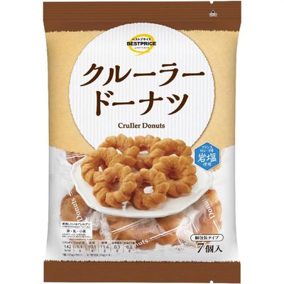 Topvalu Best Price Cruller Donuts 7pcs