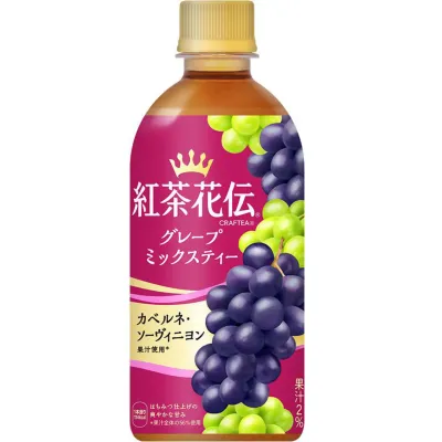 Coca-Cola Kocha Kaden Crafty Tea Grape Mix Tea 440ml