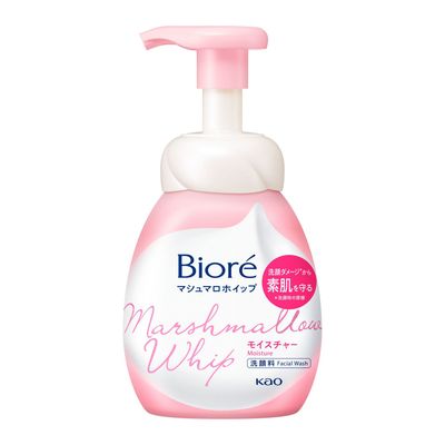 Biore Marshmallow Whip – Foaming Facial Wash Moist (150ml / 130ml Refill / 330ml Refill)