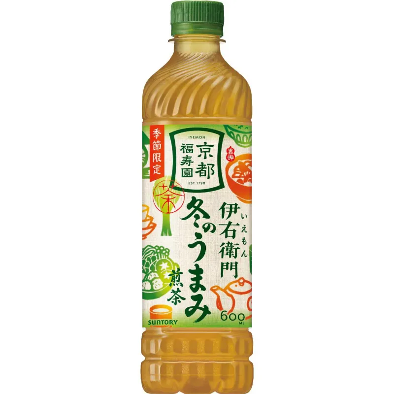 Suntory Iyemon Winter Umami Sencha Green Tea 600ml (Seasonal