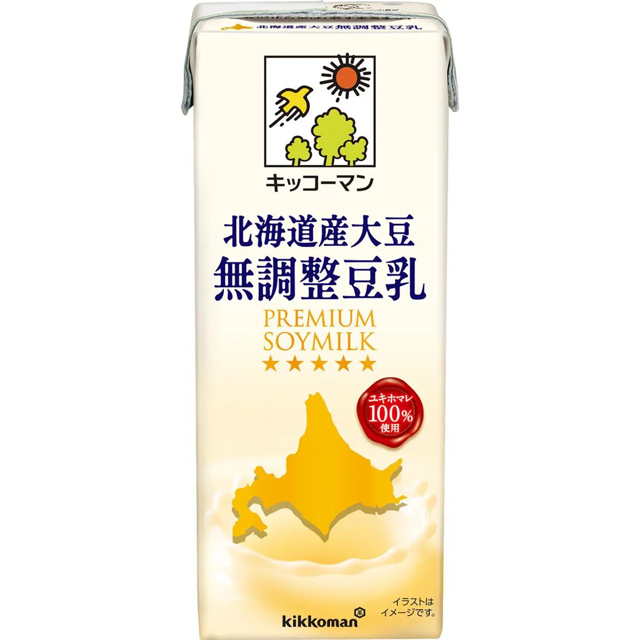 Kikkoman Hokkaido Soybean Unsweetened Soy Milk 200ml