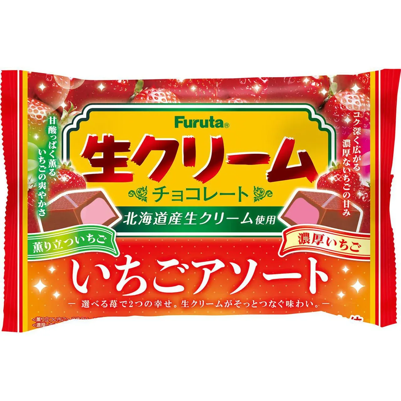 Furuta Fresh Cream Chocolate Strawberry Assort 114g