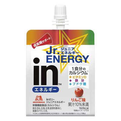 Morinaga in Jelly Junior Energy Apple Flavor 180g