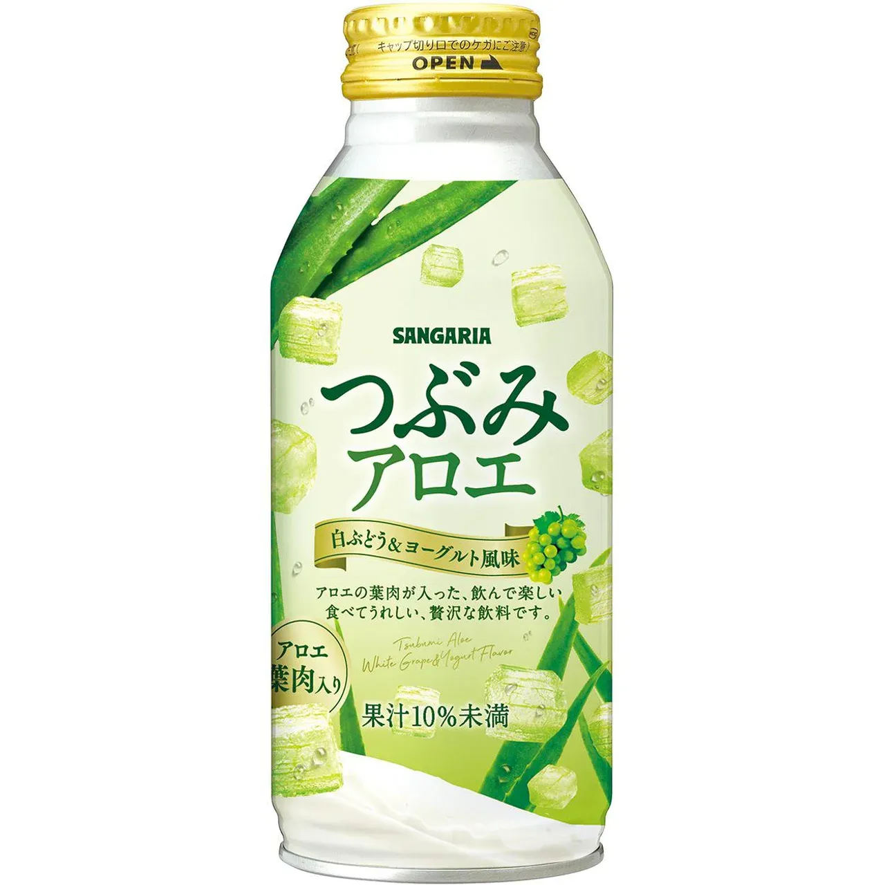 Sangaria Tsubumi Aloe Drink with Aloe Pieces 380g