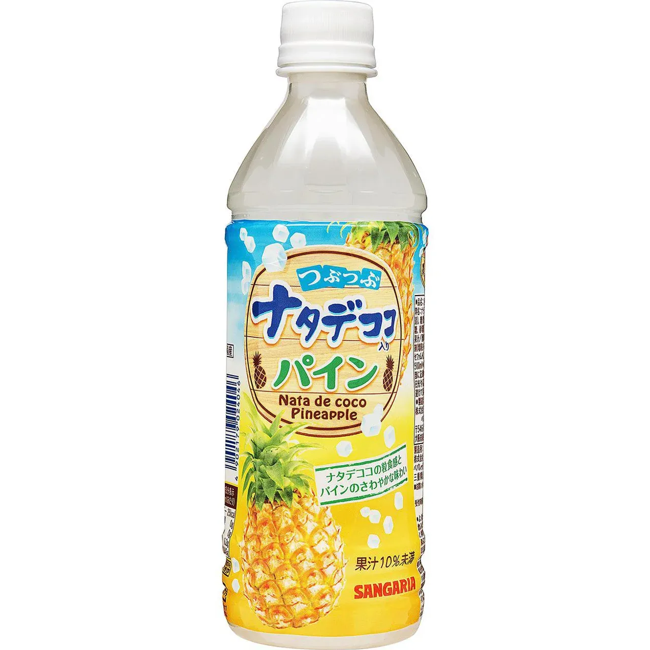 Sangaria Tsubutsubu Nata de Coco Pineapple Drink 500ml