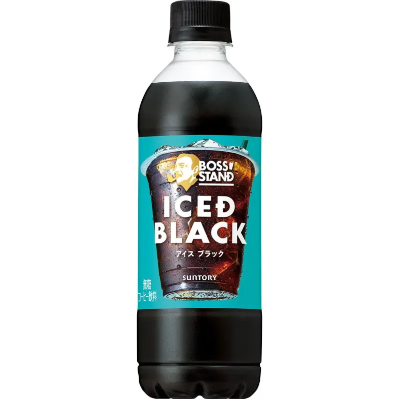 Suntory Boss Stand Iced Black Coffee 450ml