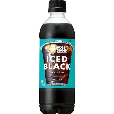 Suntory Boss Stand Iced Black Coffee 450ml