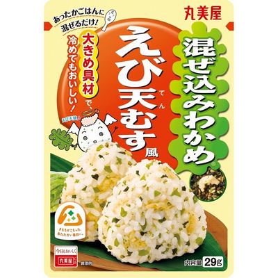 Marumiya Mazekomi Wakame Shrimp Tempura Style Furikake 29g Marumiya Mazekomi Wakame Shrimp Tempura Style Furikake 29g