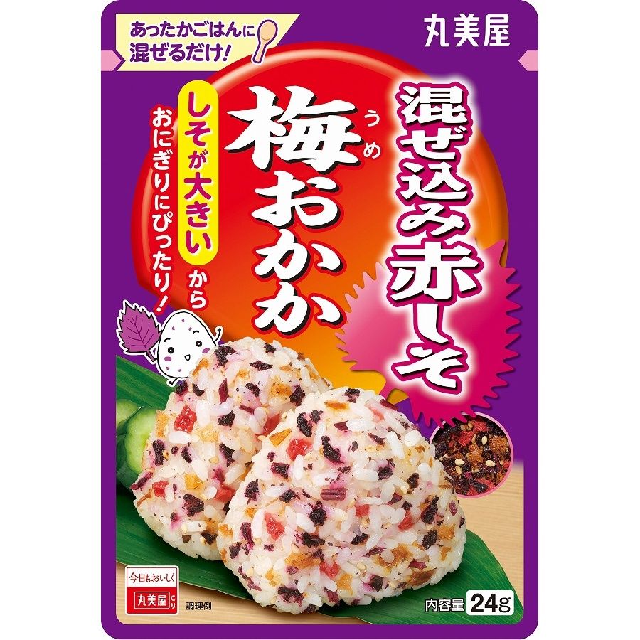 Marumiya Mazekomi Akajiso Ume Okaka Furikake 24g