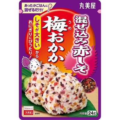 Marumiya Mazekomi Akajiso Ume Okaka Furikake 24g