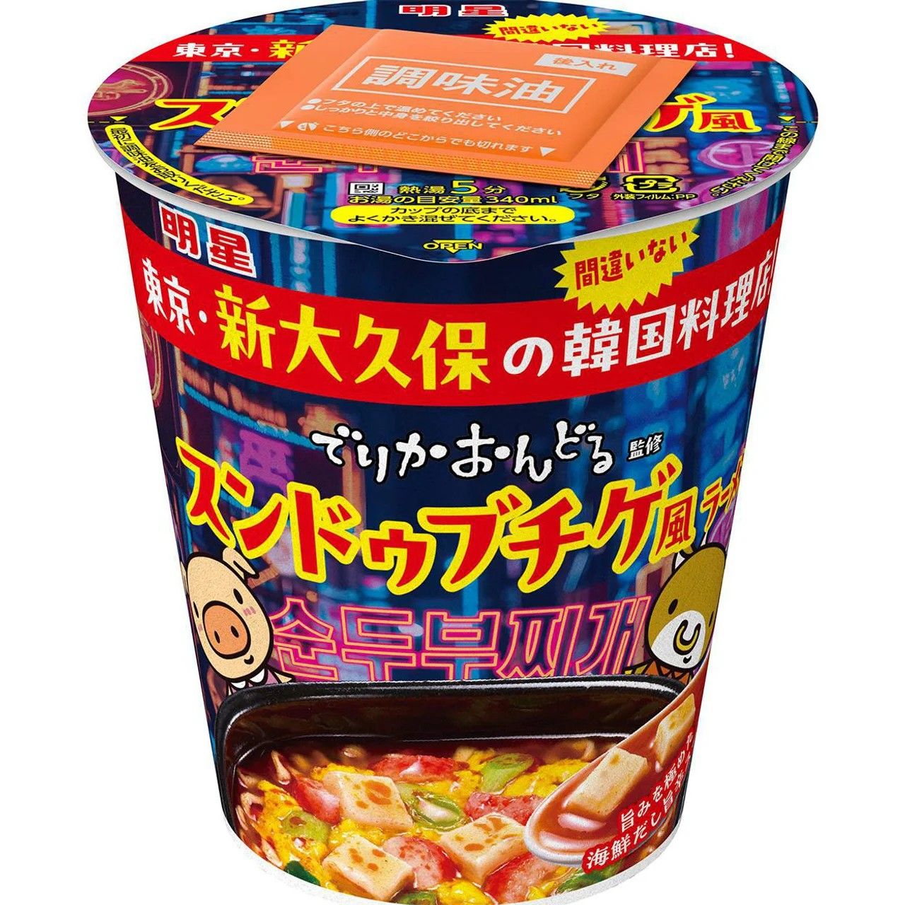 Myojo Delica Ondoru Sundubu Jjigae Ramen 98g