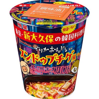 Myojo Delica Ondoru Sundubu Jjigae Ramen 98g Myojo Delica Ondoru Sundubu Jjigae Ramen 98g