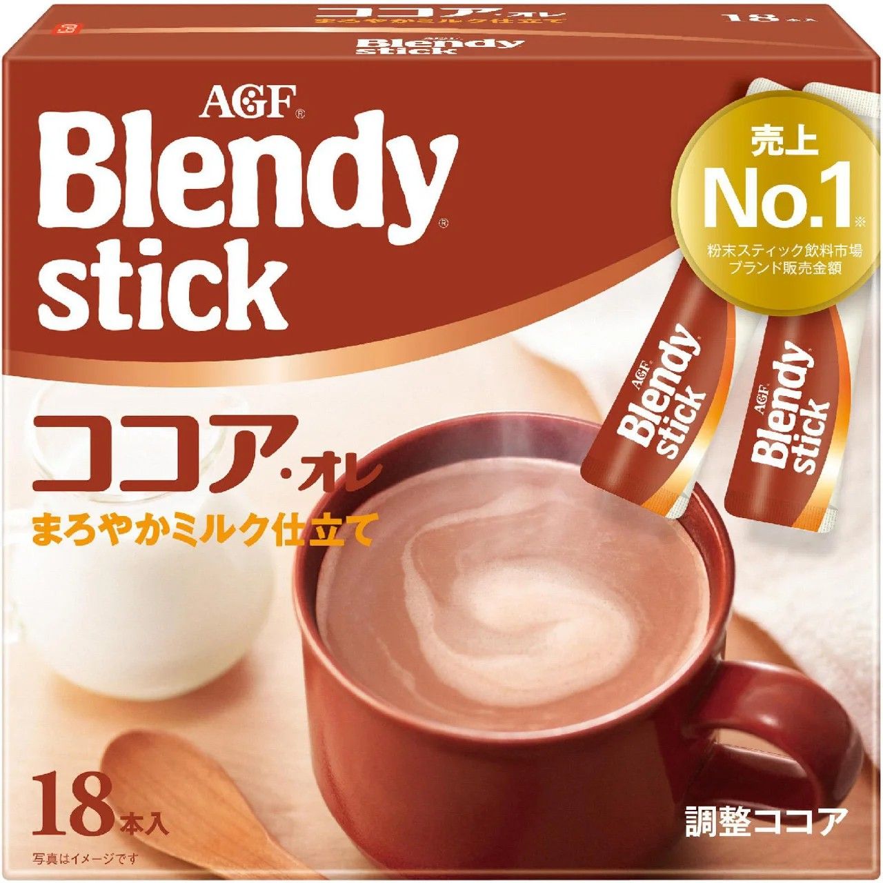 AGF Blendy Stick Cocoa au Lait 18 Sticks (10.3g × 18)