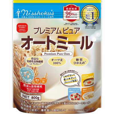 Nihon Shokuhin Seizo Premium Pure Oatmeal 800g