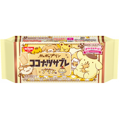 Nissin Coconut Sable Pudding Flavor Pom Pom Purin Collaboration