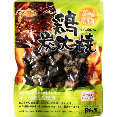 Hyugaya Charcoal Grilled Chicken Yuzu Pepper Flavor 90g