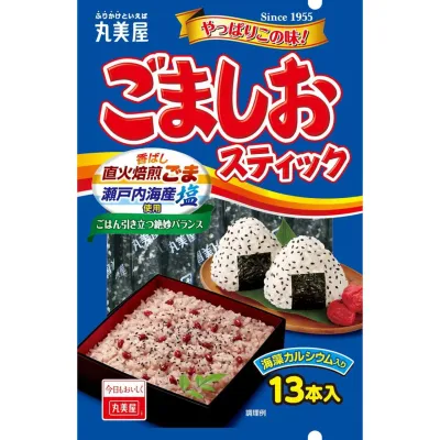Marumiya Gomashio Stick Black Sesame & Salt Seasoning 3g × 13 Sticks Marumiya Gomashio Stick Black Sesame & Salt Seasoning 3g × 13 Sticks