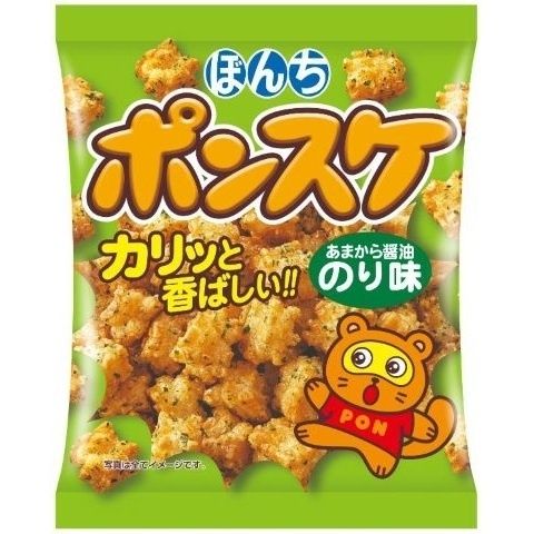 Bonchi Ponsuke Aosa Seaweed Sweet Soy Sauce Snack 70g