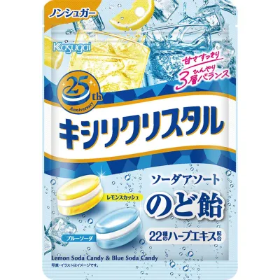 Kasugai Xylitol Crystal Soda Assort Throat Candy 63g