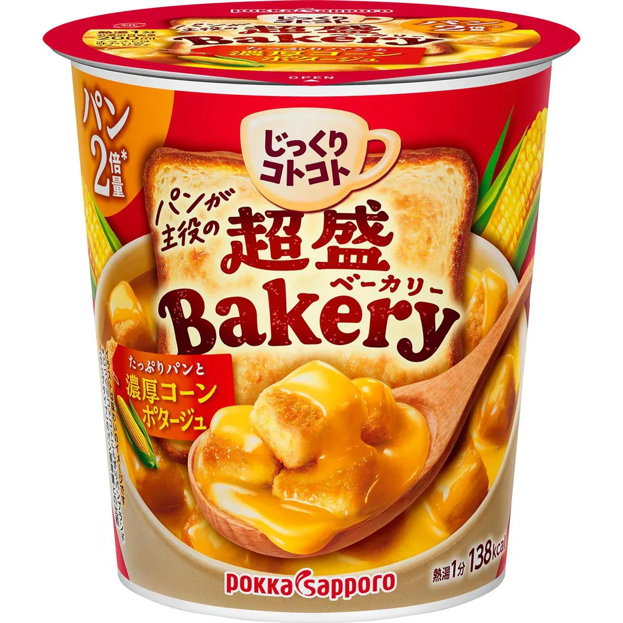 Pokka Sapporo Jikkuri Kotokoto Super Hearty Bakery Corn Potage Soup Cup 33.1g