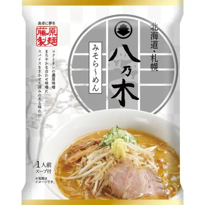 Fujiwara Seimen Sapporo Hachinoki Miso Ramen 120g