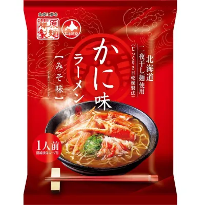 Fujiwara Seimen Crab Flavor Miso Ramen 104.5g