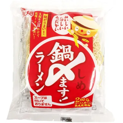 Fujiwara Seimen Nabe Shime Ramen Noodles 2 Servings 140g