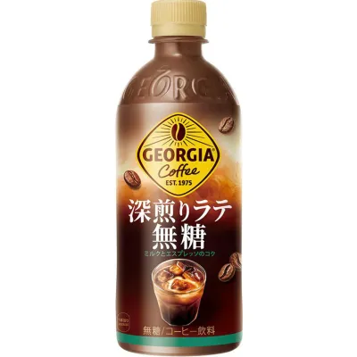 Coca-Cola Georgia Deep Roast Latte Unsweetened 500ml