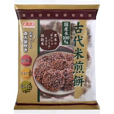 Amanoya Ancient Grain Rice Crackers 10 Pieces