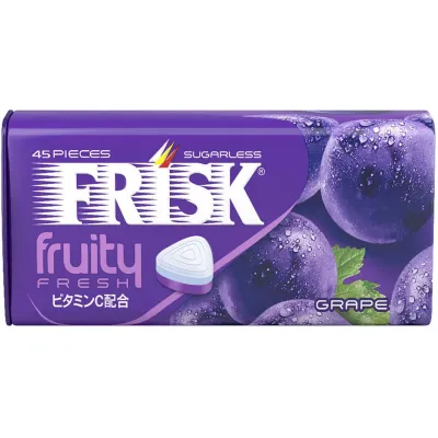 Kracie Foods FRISK Fruity Fresh Grape Tablets 31.5g