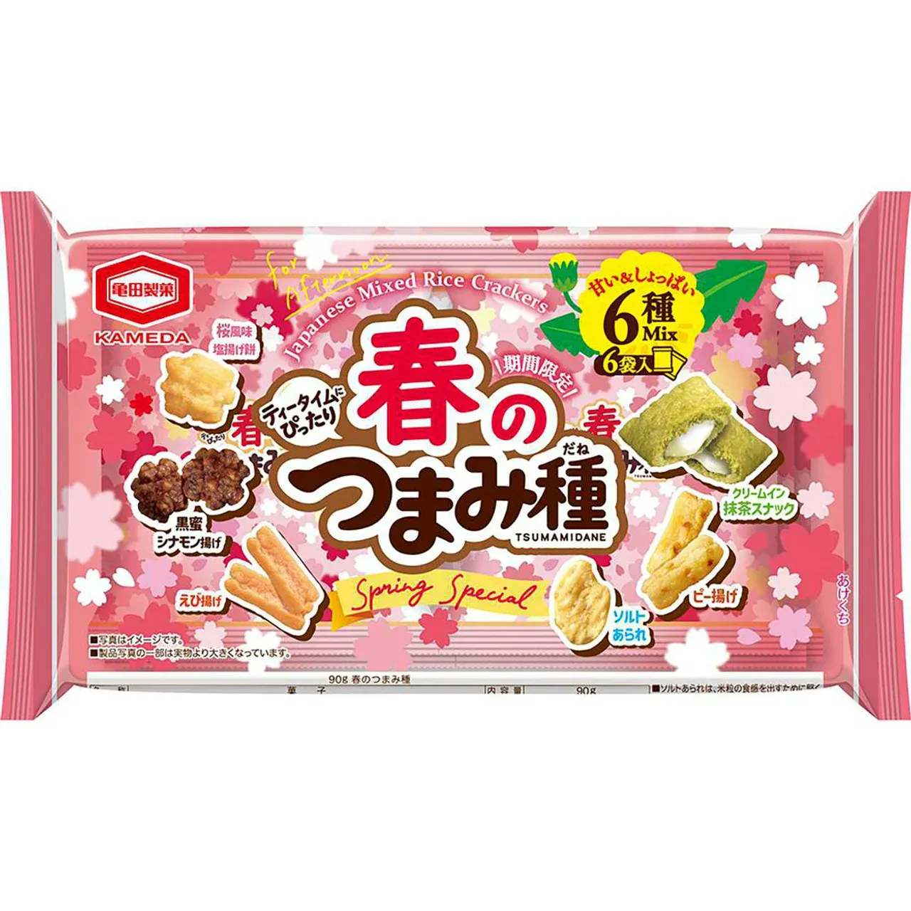 Kameda Seika Spring Tsumami Seed Mix 6 Packs 90g