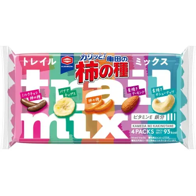 Kameda Seika Kaki no Tane Trail Mix 4 Packs 75g